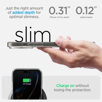 SPIGEN ULTRA HYBRID ”S” IPHONE 14 PRO CRYSTAL CLEAR