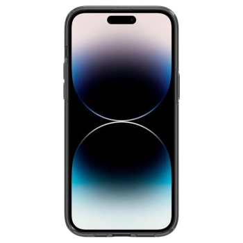Etui Spigen Ultra Hybrid Mag z MagSafe na iPhone 14 Pro Max - ciemnoszare (wzór Zero One)