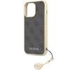 Etui Guess 4G Charms Collection na iPhone 14 Pro Max - szare