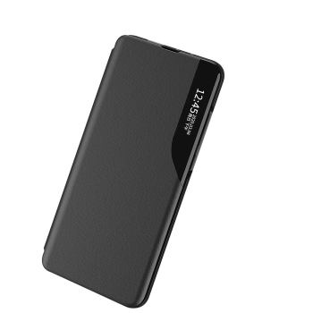 Eco Leather View Case elegancki futerał etui z klapką i funkcją podstawki Samsung Galaxy S22+ (S22 Plus) niebieski