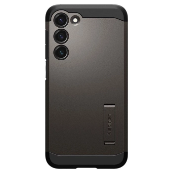 Etui Spigen Tough Armor na Samsung Galaxy S23 - metaliczny szary