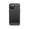 Carbon Case elastyczne etui pokrowiec iPhone 13 mini czarny