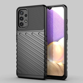 Thunder Case elastyczne pancerne etui pokrowiec Samsung Galaxy A52s 5G / A52 5G / A52 4G czarny