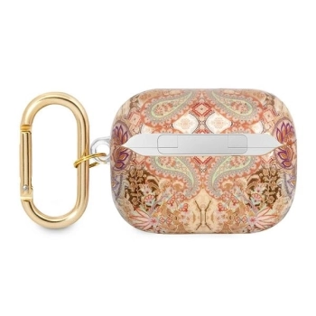 Etui Guess Paisley Strap Collection na AirPods Pro - złote
