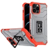 Crystal Ring Case pancerne hybrydowe etui pokrowiec + magnetyczny uchwyt iPhone 11 Pro czerwony