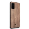 Etui Mercedes Wood Line Walnut na Samsung Galaxy S20+ - brązowe