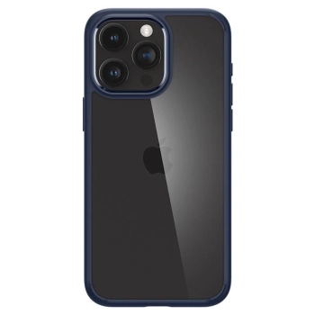 Etui Spigen Ultra Hybrid na iPhone 15 Pro - niebieskie