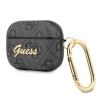 Etui Guess 4G Script Metal Collection na AirPods Pro - szare