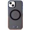 Etui BMW Gradient Bumper MagSafe na iPhone 14 - szare