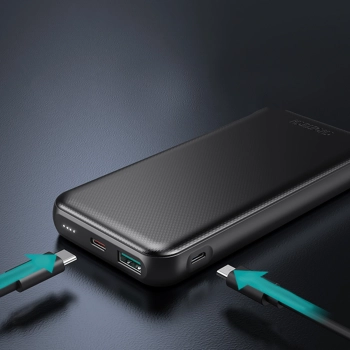 Choetech powerbank 10000mAh 18W QC PD USB / USB C czarny