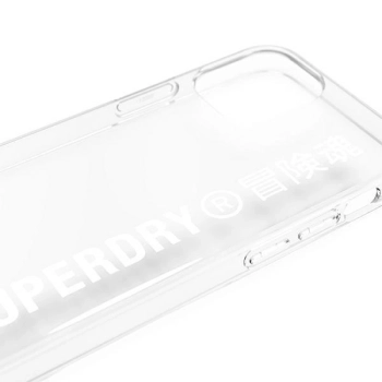 Etui SuperDry Snap na iPhone 12 mini - białe