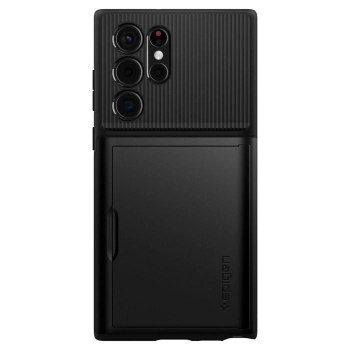Etui Spigen Slim Armor CS na Samsung Galaxy S22 Ultra - czarne