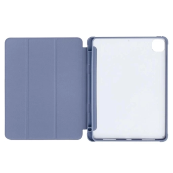 Stand Tablet Case etui iPad 10.9'' 2022 (10 gen.) pokrowiec z klapką smart cover niebieskie