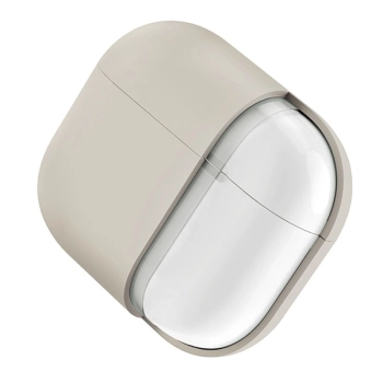 Etui UNIQ Lino na AirPods Pro 2 - beżowe