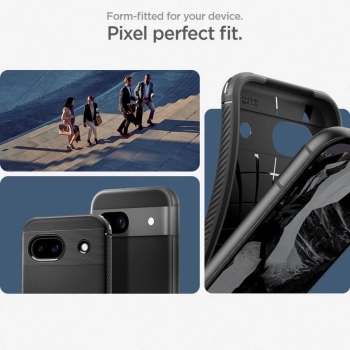 Etui Spigen Rugged Armor na Google Pixel 8A - czarny mat