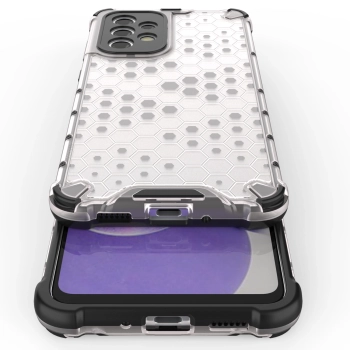 Honeycomb etui pancerny pokrowiec z żelową ramką Samsung Galaxy A33 5G przezroczysty
