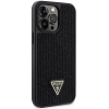 Etui Guess Rhinestone Triangle na iPhone 14 Pro Max - czarne