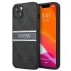 Etui Guess 4G Stripe na iPhone 13 - szare