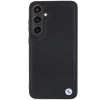 Etui BMW Signature Leather Crossing Lines Pattern na Samsung Galaxy S24 - czarne