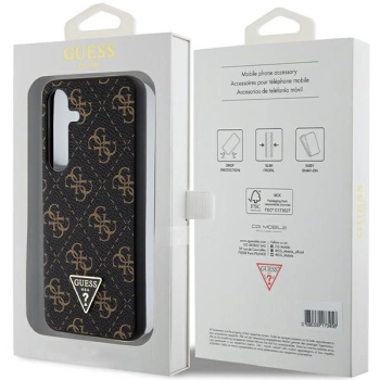 Etui Guess 4G Triangle na Samsung Galaxy S24+ - czarne