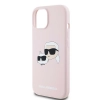 Etui Karl Lagerfeld Silicone Karl&Choupette MagSafe na iPhone 15 / 14 / 13 - różowe