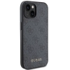 Etui Guess 4G Metal Gold Logo na iPhone 15 Plus - szare