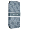 Etui Guess 4G Stripe na iPhone 13 mini - niebieskie