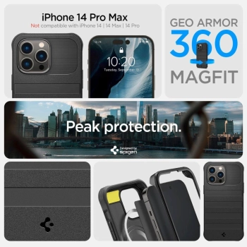 SPIGEN GEO ARMOR 360 MAG MAGSAFE IPHONE 14 PRO MAX BLACK