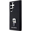 Etui Karl Lagerfeld Silicone Ikonik Metal Pin na Samsung Galaxy S24 Ultra - czarne