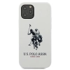Etui U.S. Polo Assn. Silicone Collection na iPhone 12 Pro Max - białe