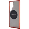 Etui AMG Transparent Bicolor MagSafe na Samsung Galaxy S24 Ultra - czarne