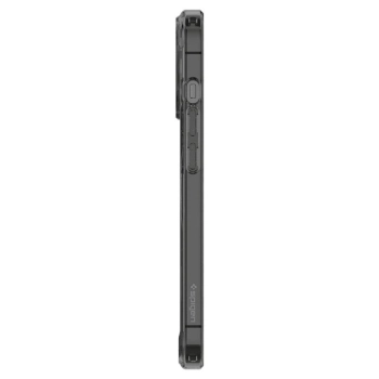Etui Spigen Ultra Hybrid Mag z MagSafe na iPhone 13 Pro Max - ciemnoszare (wzór Zero One)