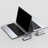Baseus Metal Gleam 8w1 wielofunkcyjny HUB USB Typ C - USB Typ C Power Delivery 100 W / HDMI 4K 30 Hz / czytnik kart SD i microSD / 3x USB 3.2 Gen 1 /