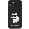 Etui Karl Lagerfeld Saffiano Monogram Choupette na iPhone 14 - czarne