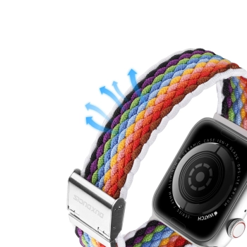 Pasek Dux Ducis Strap (Mixture II Version) do Apple Watch Ultra/SE/9/8/7/6/5/4/3/2/1 (49/45/44/42mm) - wielokolorowy