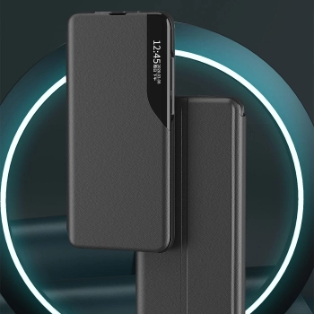 Eco Leather View Case elegancki futerał etui z klapką i funkcją podstawki Samsung Galaxy S22+ (S22 Plus) czerwony