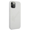 Etui Guess Script Vintage na iPhone 12 / iPhone 12 Pro - kremowe