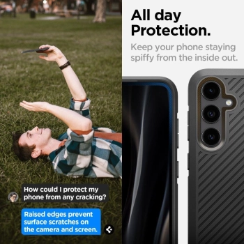 Etui Spigen Core Armor na Samsung Galaxy S23 FE - czarny mat