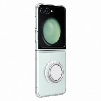 Etui silikonowe Gadget Case do Samsung Galaxy Z Flip 5 + ładowarka sieciowa USB C 25W - przezroczyste