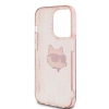 Etui Karl Lagerfeld IML Choupette Head & Monogram na iPhone 13 Pro Max - różowe
