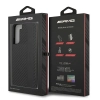 Etui AMG Carbon Stripe&Embossed na Samsung Galaxy S22+ - czarne