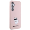 Etui Karl Lagerfeld Silicone Choupette na Samsung Galaxy S24 - różowe
