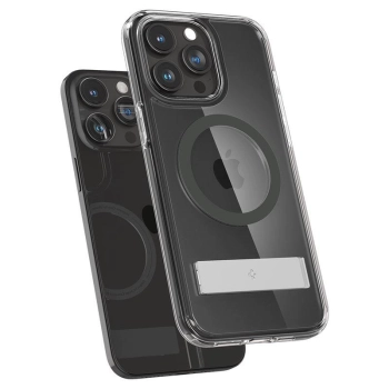 Spigen Ultra Hybrid S MagSafe, graphite - iPhone 15 Pro