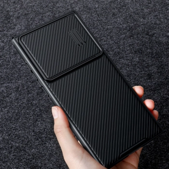 Nillkin CamShield S Case etui Samsung Galaxy S23 Ultra pancerny pokrowiec osłona na aparat zielone