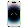Nillkin CamShield Silky Silicone Case etui iPhone 14 Pro Max pokrowiec z osłoną na aparat zielony