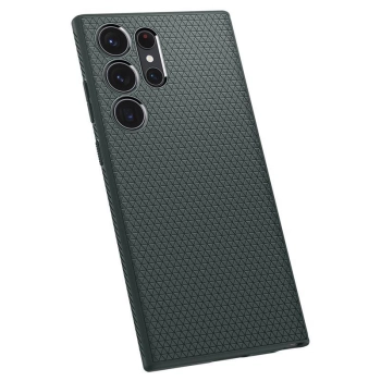 Etui Spigen Liquid Air na Samsung Galaxy S23 Ultra - ciemnozielone