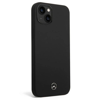 Etui Mercedes Silicone Line na iPhone 14 Plus - czarne