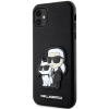 Etui Karl Lagerfeld Saffiano Karl&Choupette na iPhone 11 / Xr - czarne
