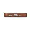 iCarer Oil Wax Premium Leather Case skórzane etui iPhone 14 magnetyczne z MagSafe brązowy (WMI14220701-RB)