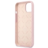 Etui Guess Silicone Triangle na iPhone 13 mini - fioletowe